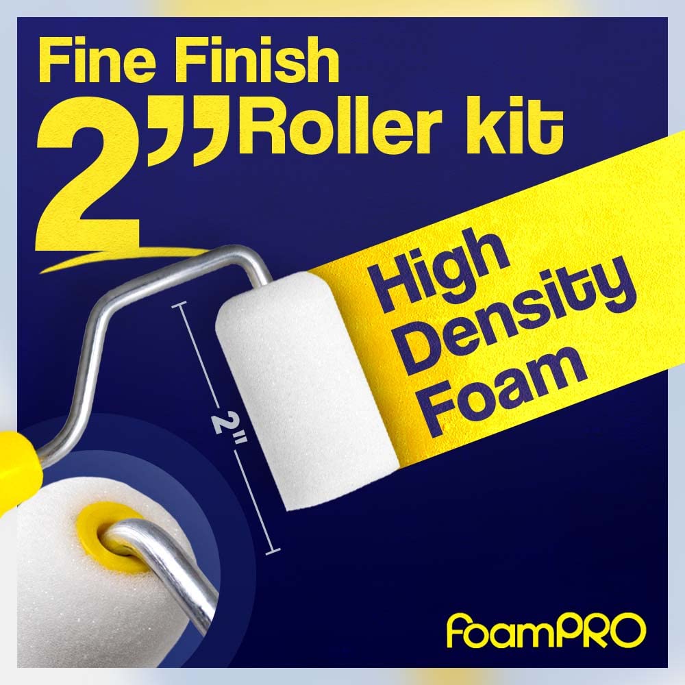 Foampro Paint Roller Kit - Smooth Finish -2 Foampro Paint Roller Kit - Smooth Finish -2