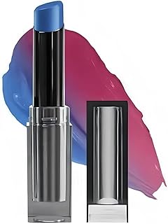 So Pretty - Bálsamo labial ajustador de PH, brillo labial tinte de mejillas, bálsamo mágico que cambia de color, hidratante de larga duración que cambia de PH (Azul)