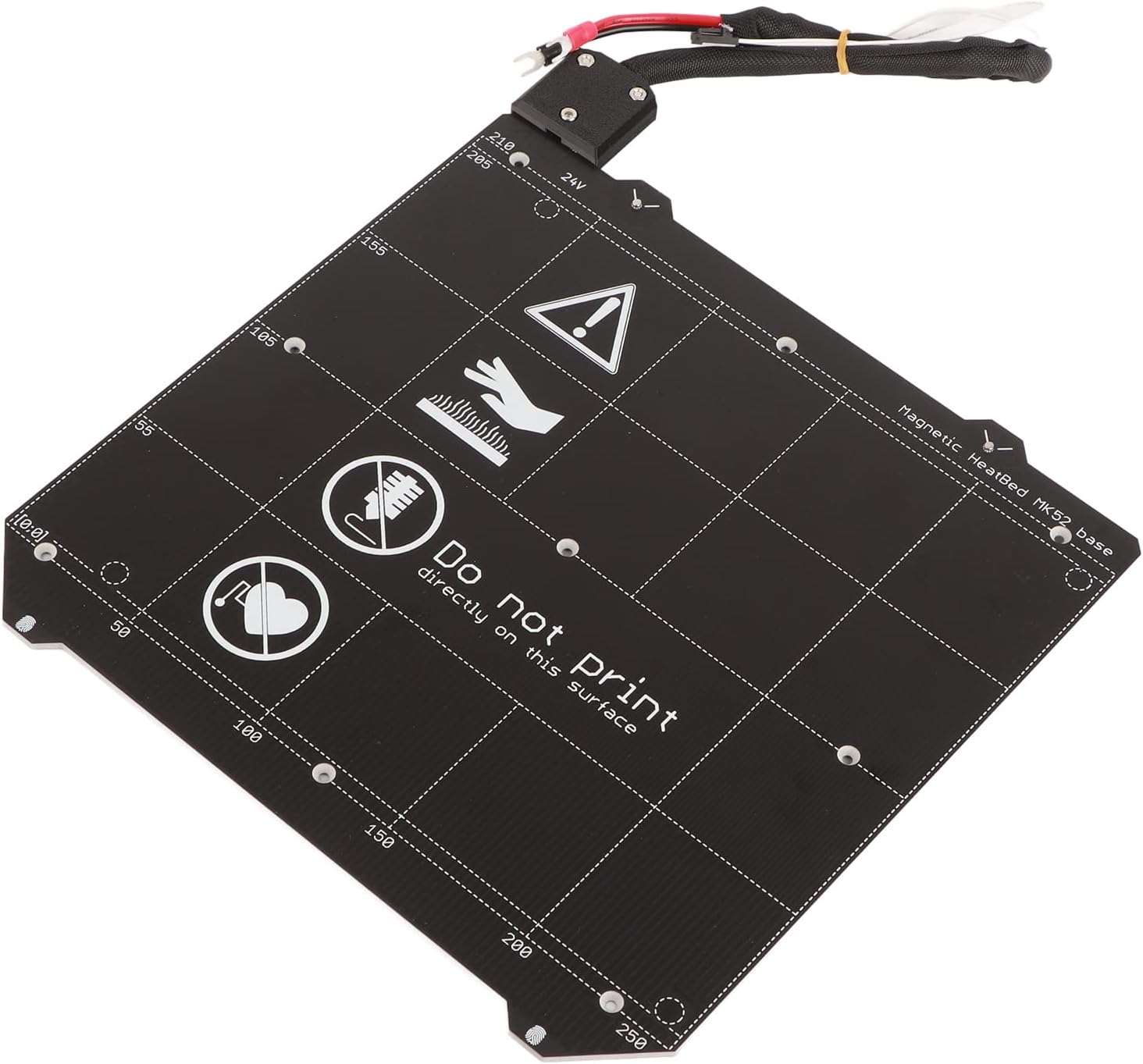 3D Printer Magnetic Heating Bed + Double-Sided Texture Powder Coated Spring Steel Plate for for i3 MK2.5S MK3 MK3S