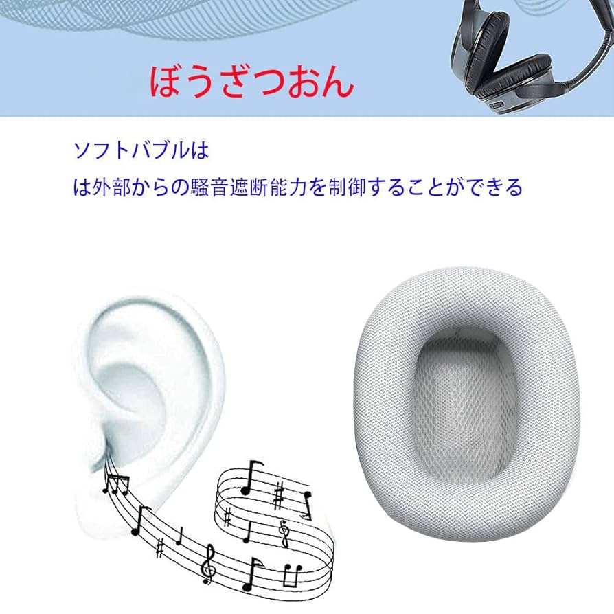 アップル正規品①AirPods MaxPro ②イヤーパット新品　③ケース　3点 Amazon | QKIIP Airpods Maxイヤーパッド 交換用イヤー