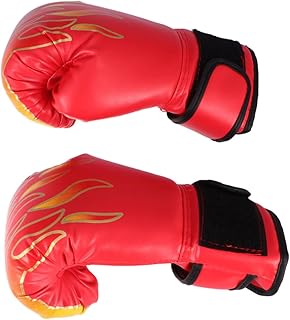 BESPORTBLE Luvas De Treinamento De Boxe Luvas De Boxe Padrão De Chamas Luvas De Boxe Luvas De Proteção De Boxe Luvas De Proteção Luvas De Boxe Para Jogo Luvas De Luta De Boxe Luvas De Boxe