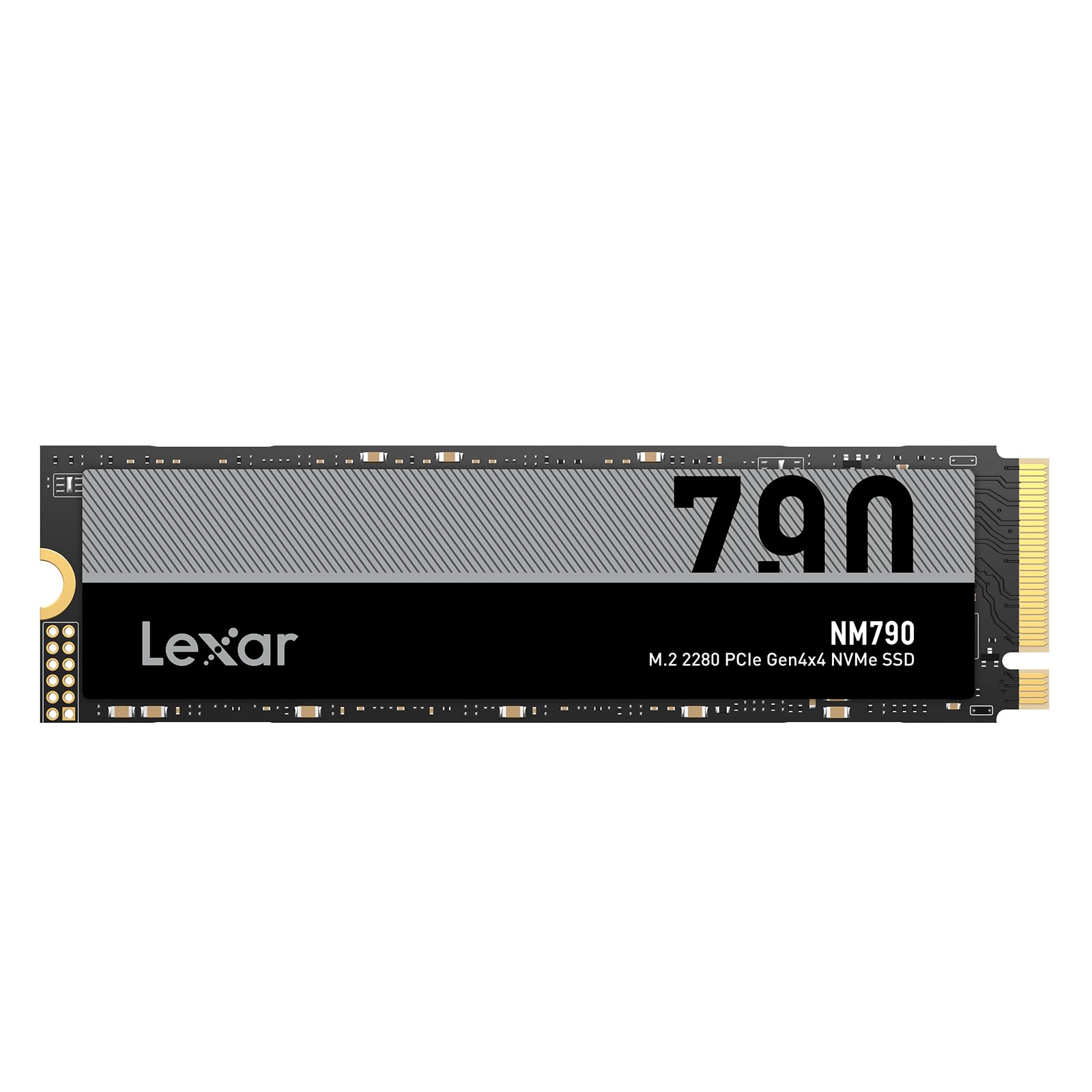 Lexar NM790 SSD 8 TB, M.2 2280 PCIe Gen4x4 NVMe 1.4 wewnętrzny dysk SSD, prędkość odczytu do 7400 MB/s, prędkość zapisu do 6500 MB/s, wewnętrzny dysk SSD dla PS5, PC, laptopa, graczy, profesjonalistów