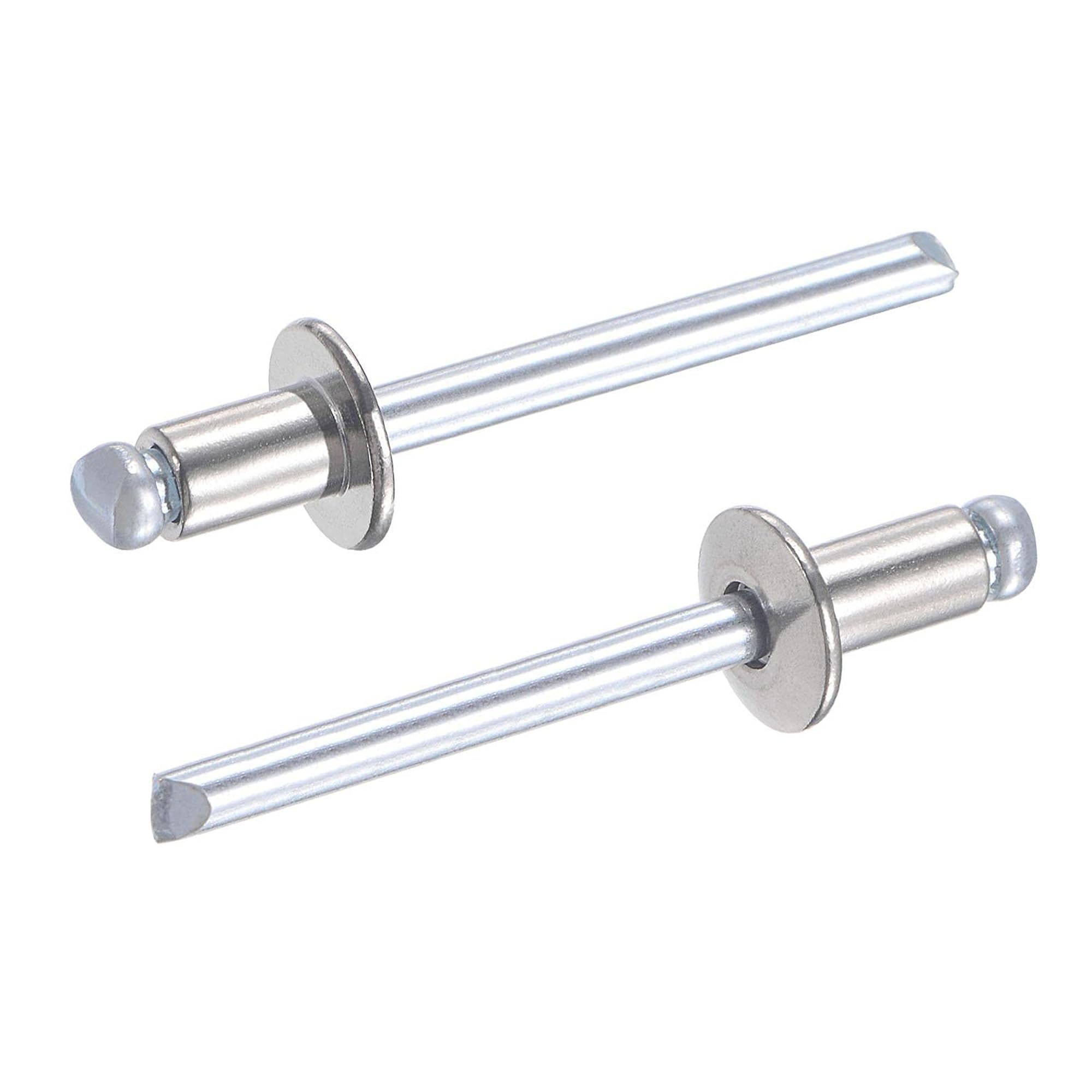 TA-VIGOR 50pcs 5mm x 8mm Blind Rivets, 304 Stainless Steel Pop Rivets with Flat Head