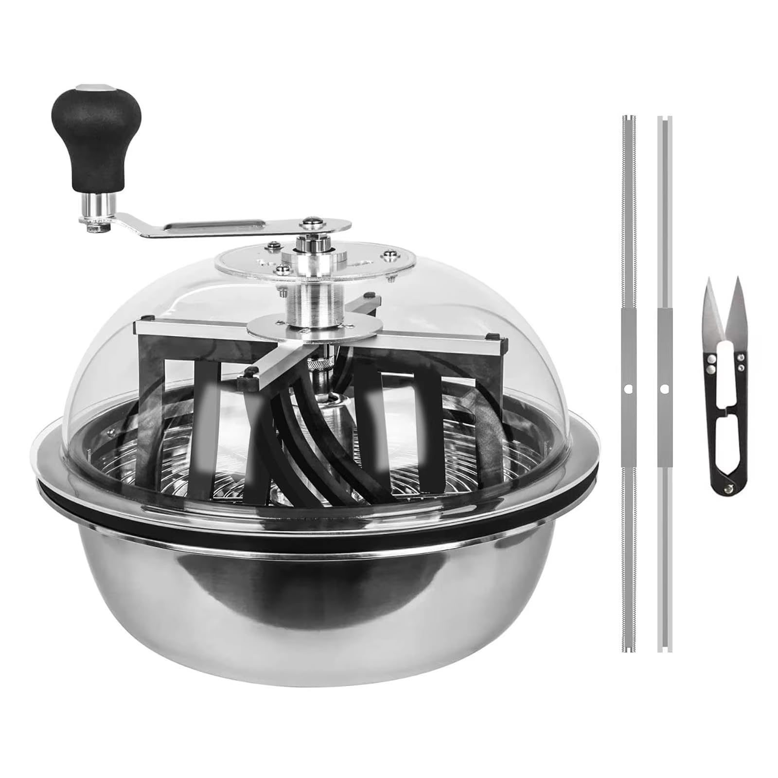 Decespugliatore portatile con lame in acciaio inox, manico antiscivolo per giardinaggio idroponico efficiente