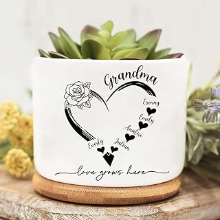 Personalized Grandma Plant Pot, Custom Name Plant Pot, Gift for Mother's Day, Grandma, Nana, Mimi, Mom, Granny, Valentine's Day - Gift 3