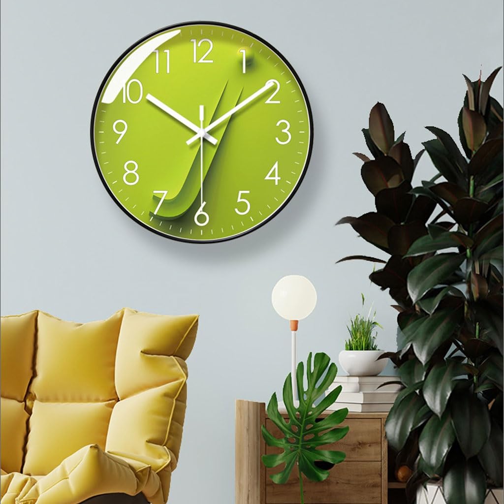 Orologio da parete Orologio da parete for soggiorno Orologio creativo for la casa Orologio al quarzo silenzioso con secondi di spazzata Reloj De Pared(B)