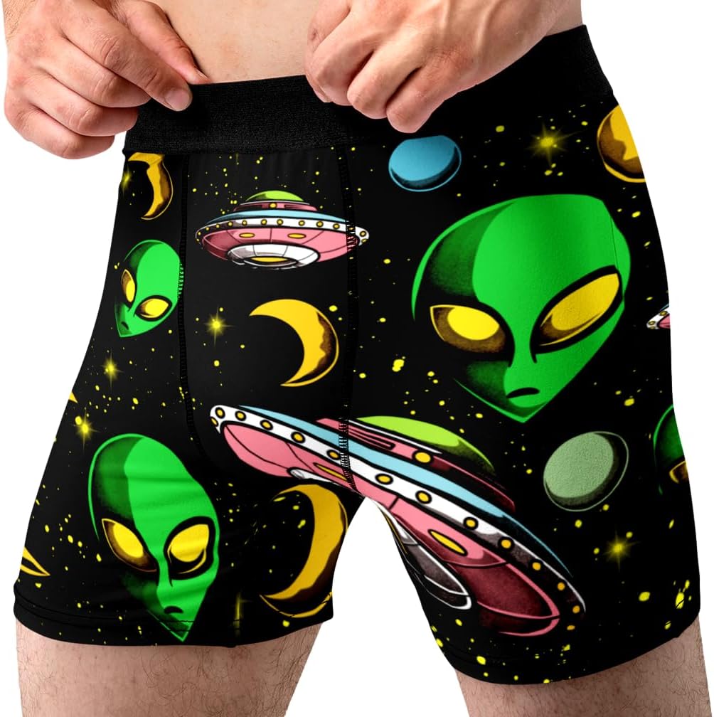 Random Stock Apparel Funny Men’s Boxers – Stretchy, Tag-Free, Breathable Underwear, Gag Gifts for Men