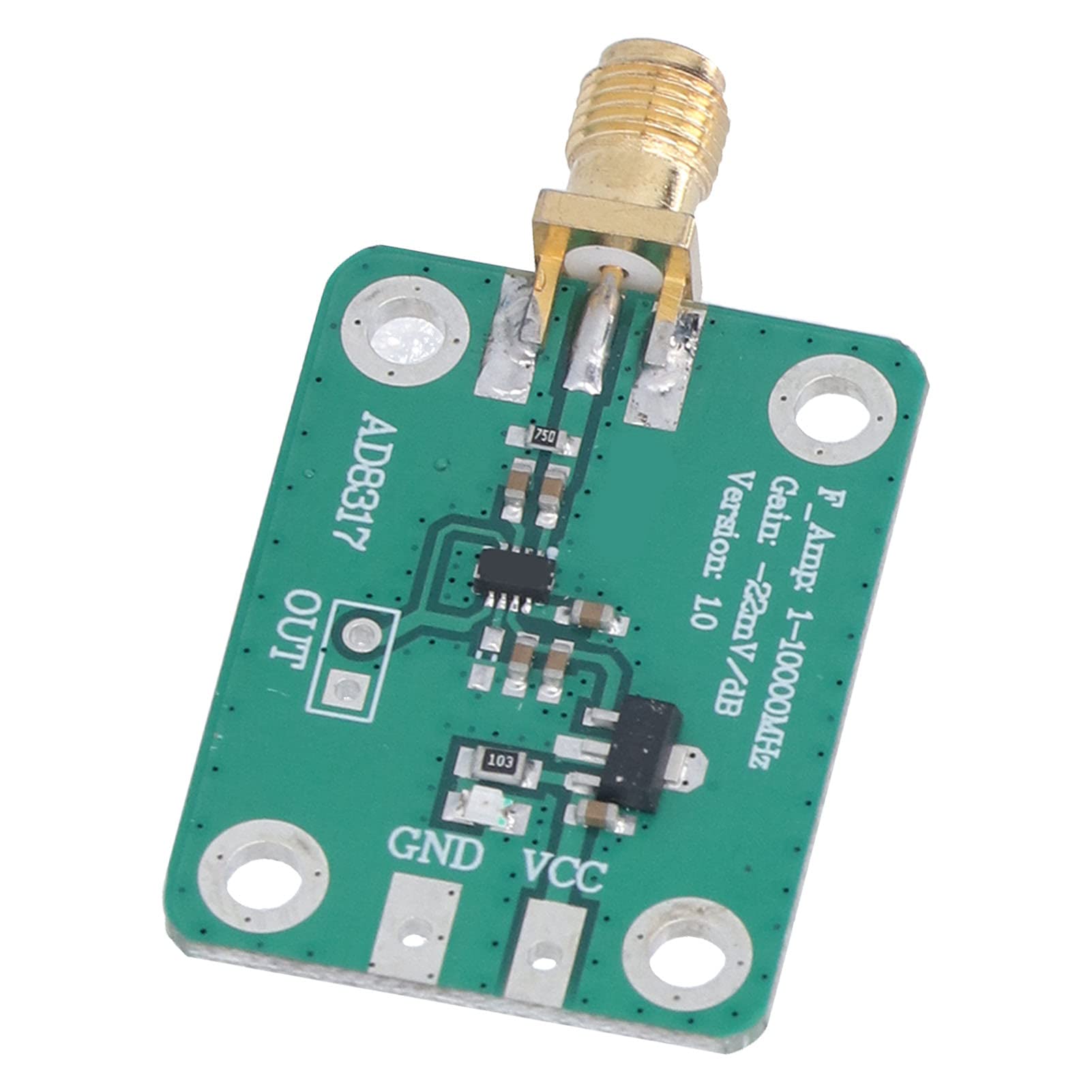 Tyenaza Logarithmischer Detektor AD8317 – 55 dBm bis 0 dBm 1 M – 10000 MHz HF-Leistungsmesser zur Signalleistungsmessung