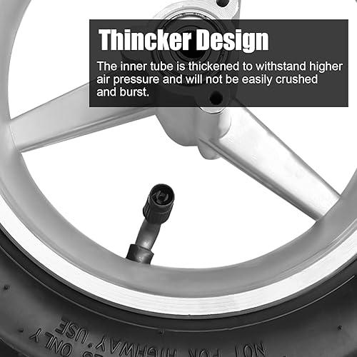 Miniatura 5 de Neumáticos para Mini Bike, 11050-6.5 Neumático de Goma para Pocket Bike, Llantas y Neumático Trasero para Mini Bike con Cámara de Aire Interior,