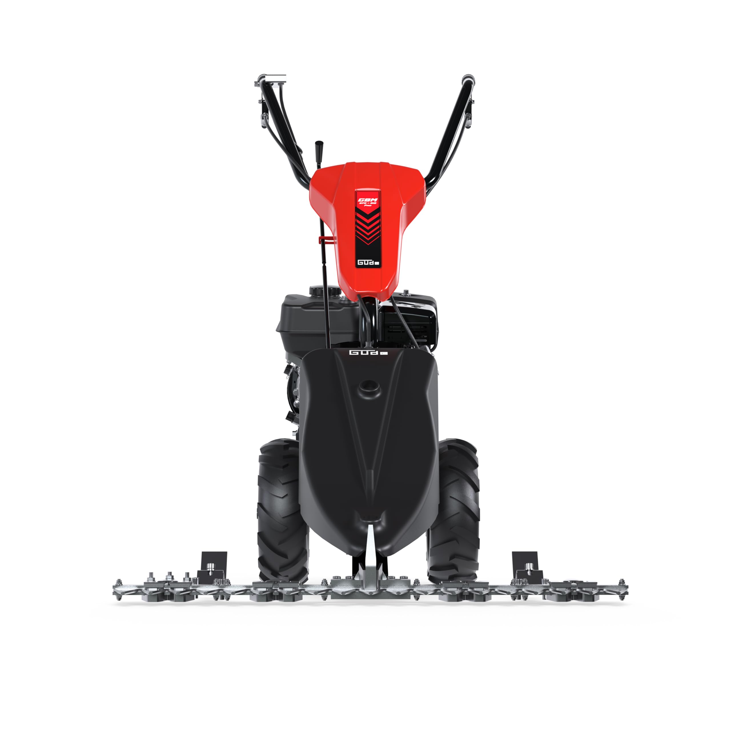 Güde GBM 970-212 Pro Benzin-Balkenmäher - 4-Takt, 212 Kubikzentimeter Hubraum, 4,3 Kilowatt, 5,8 PS, 97 Zentimeter Schnittbreite, 3-8 cm Schnitthöheneinstellung, Radantrieb, vibrationsgedämpfter Holm