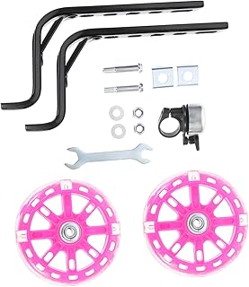 KOMBIUDA 1 Conjunto De Rodas De Treinamento De Bicicleta Acessórios LED Rodas De Treinamento Resistentes Bicicleta Para Adultos Substituição Estabilizador Rodas De Treinamento Para