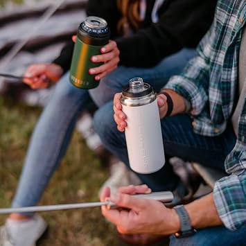 Outsider The All Day 26 oz Stainless Steel Vacuum Insulated Water Bottle BPA-Free Lid with Chug Spout for Easy Drinking and Filling Non-Slip Base & Matte Finish - Green