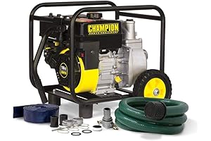 Champion Power Equipment Gas Powered 2-Inch Semi-Trash Water Transfer Pump with Complete Kit
