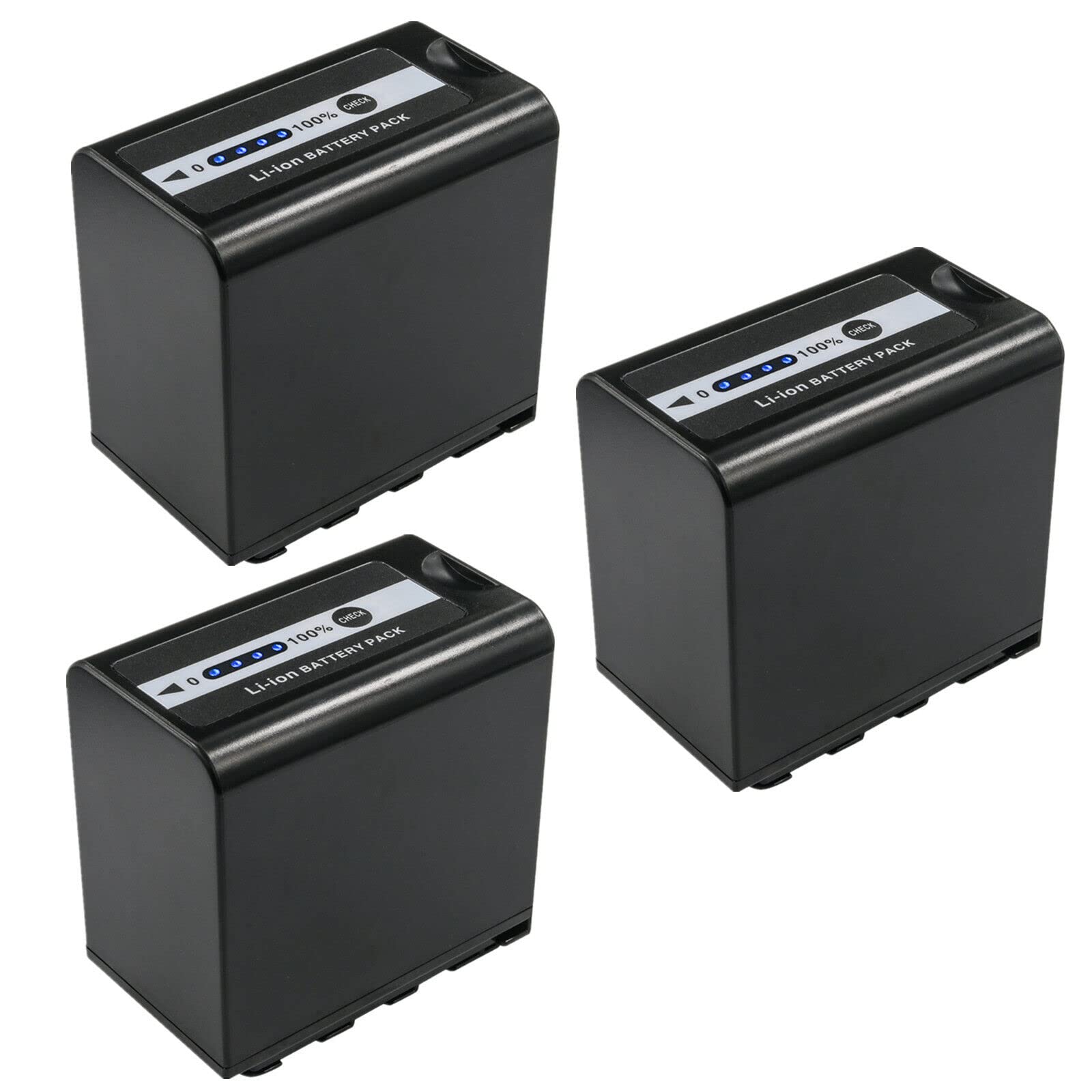 Kastar 3-Pack AG-VBR89G Battery 7.4V 8850mAh Replacement for Panasonic HC-X2 4K Camcorder, Panasonic HC-X20 4K Mobile Camcorder