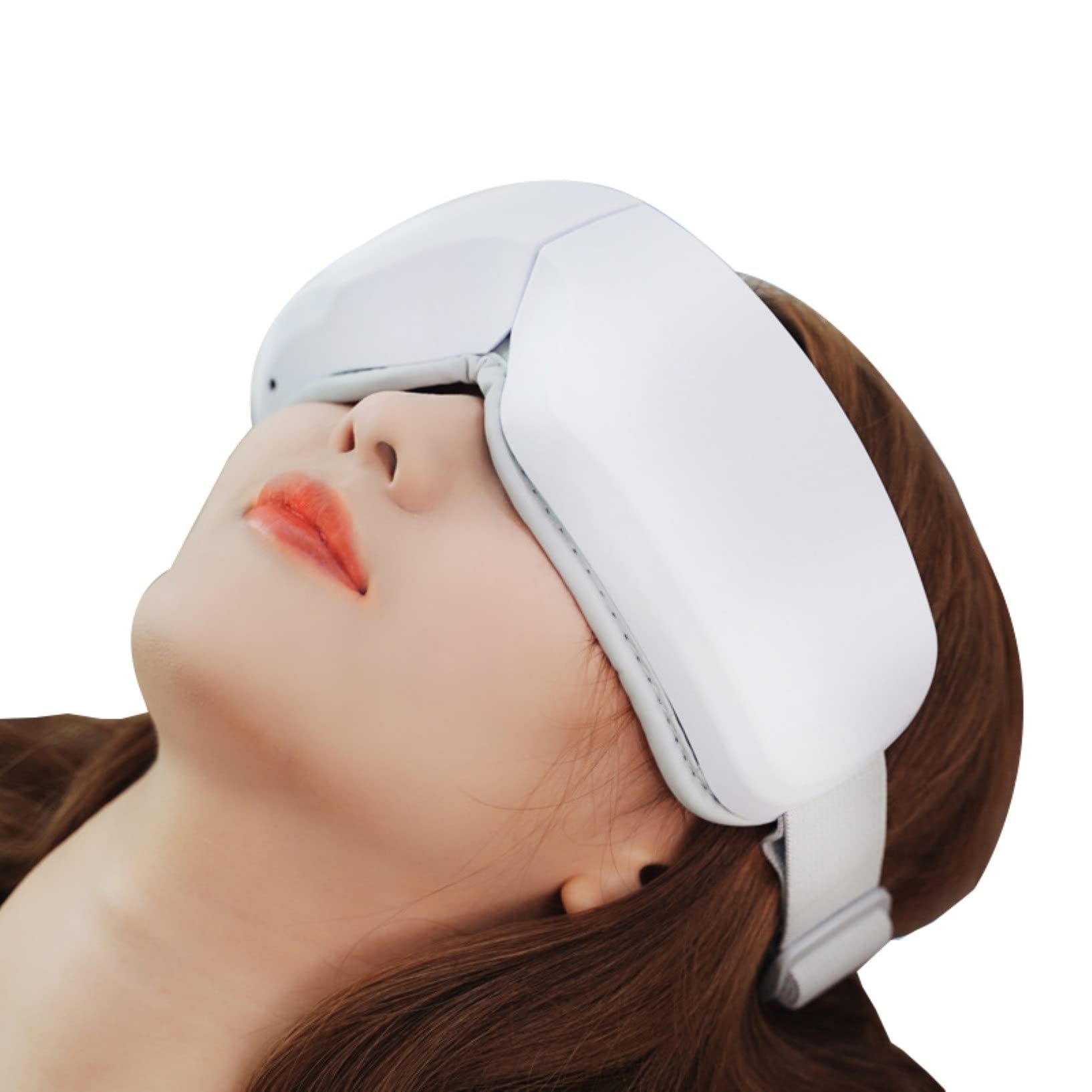 Masajeador De Ojos con Calor Y Vibración con Bluetooth Protector De Ojos Recargable para Aliviar La Fatiga Ocular Y Las Ojeras