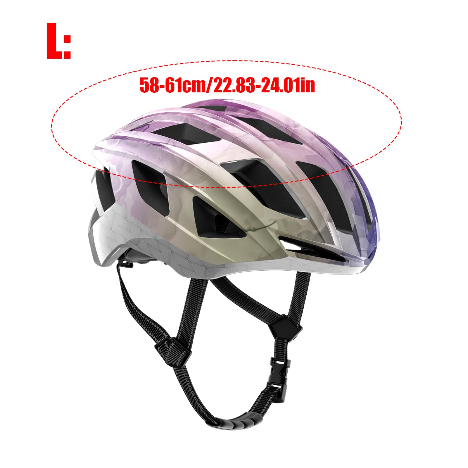 Casco Protector Bicicleta Ciclismo Ajustable Transpirable Ligero