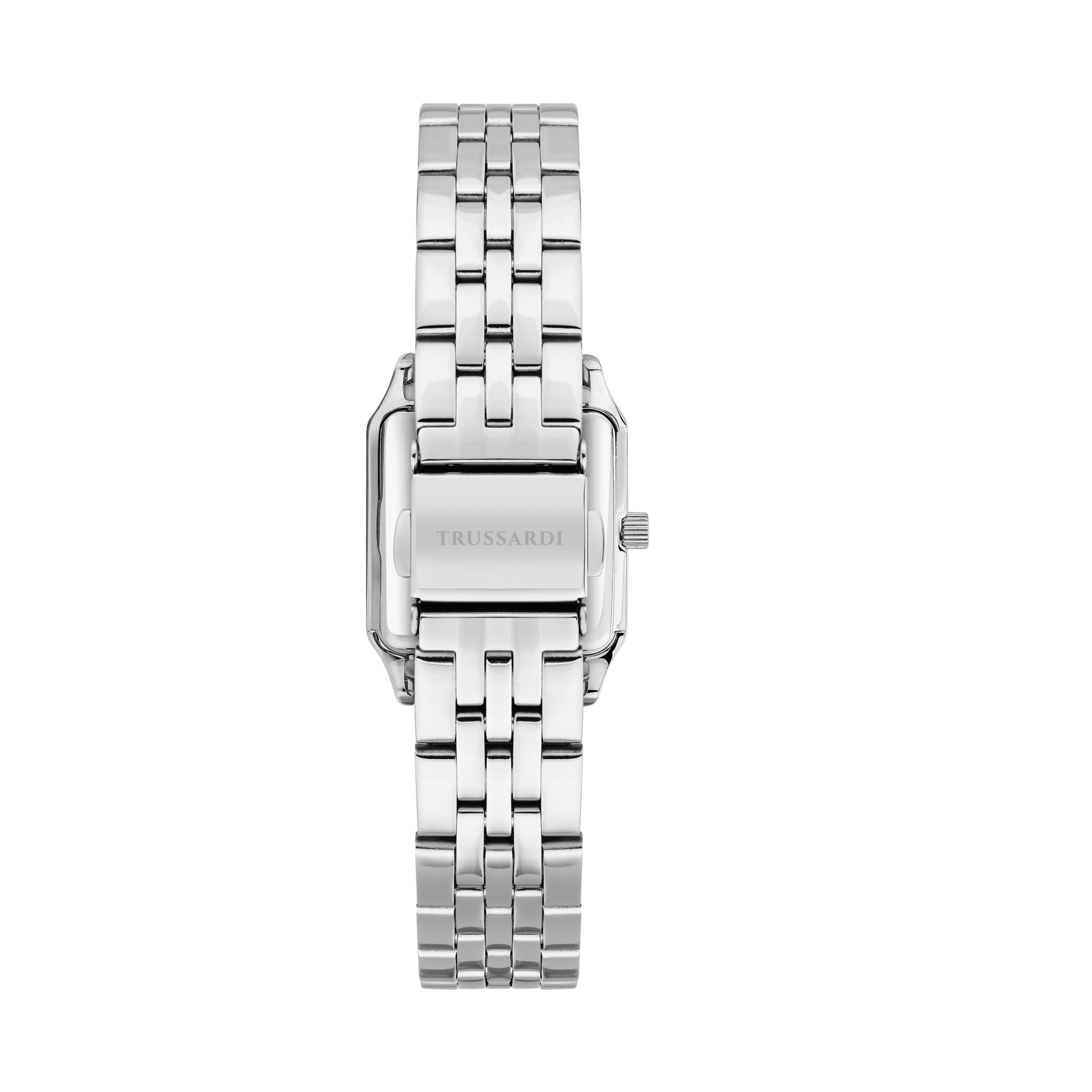 Trussardi Orologio Donna, Solo tempo, Analogico, 25 mm, Collezione T-FORMA, Quadrato, Oro Rosa - R2453173503
