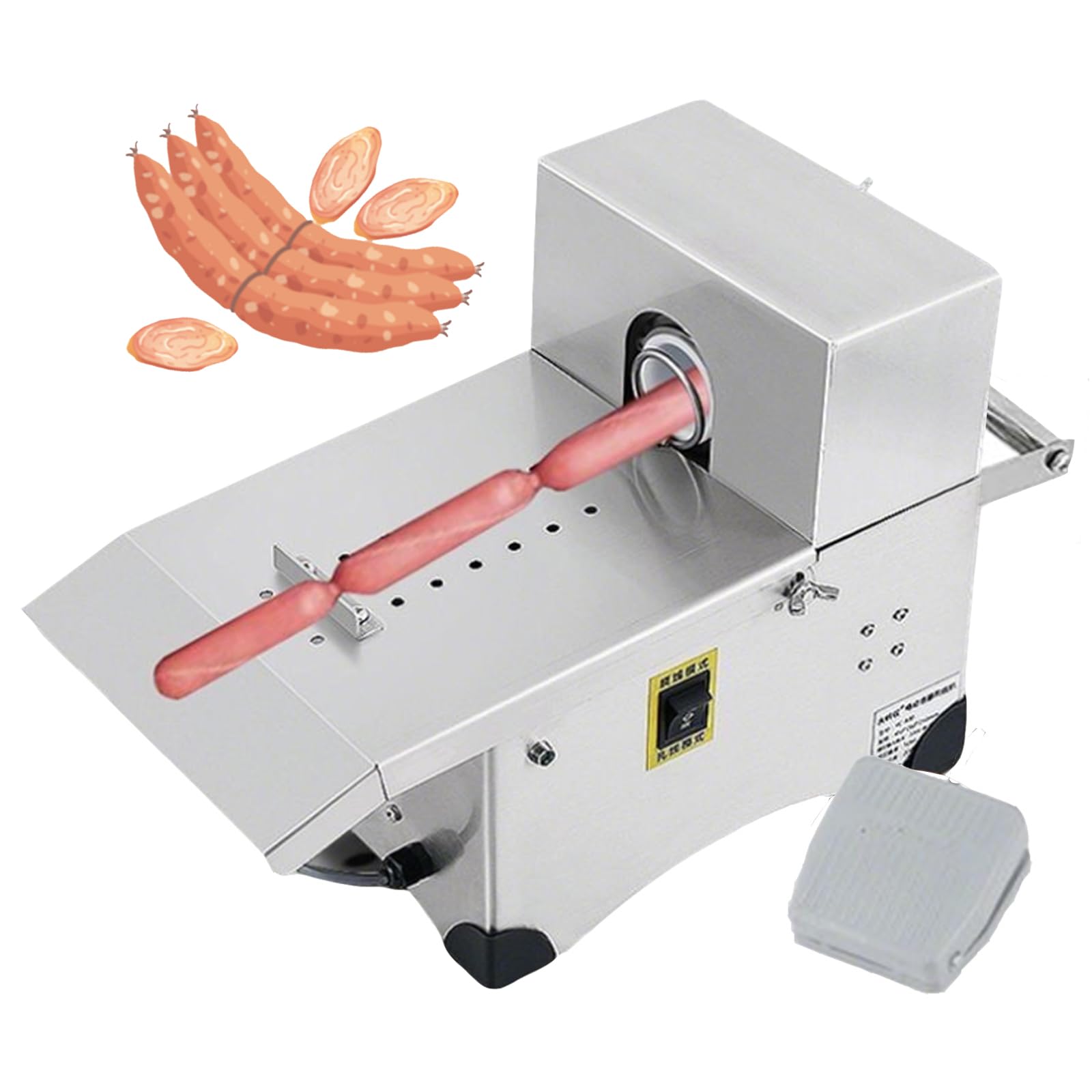 Machine à relier les saucisses manuelle en acier inoxydable avec pédale Modèle A