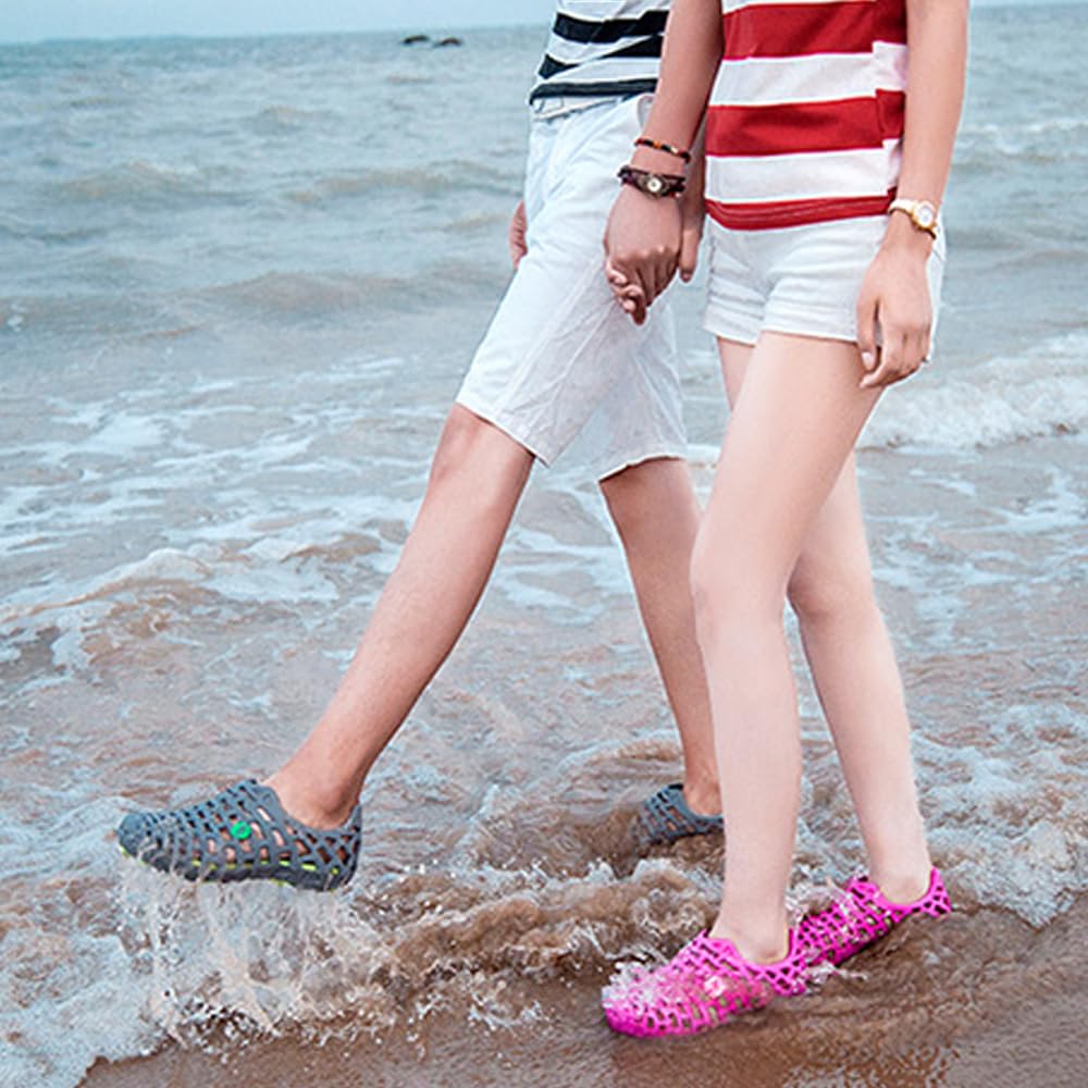 Asifn Sandales de Plage Chaussures d'Eau Femmes Hommes Beach Mesh Outdoor Sport