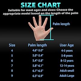 Sportout Kids Goalkeeper Gloves, Soccer Goalie Gloves with Double Wrist Protection and Non-Slip Wear Resistant Latex Material to Prevent Injuries