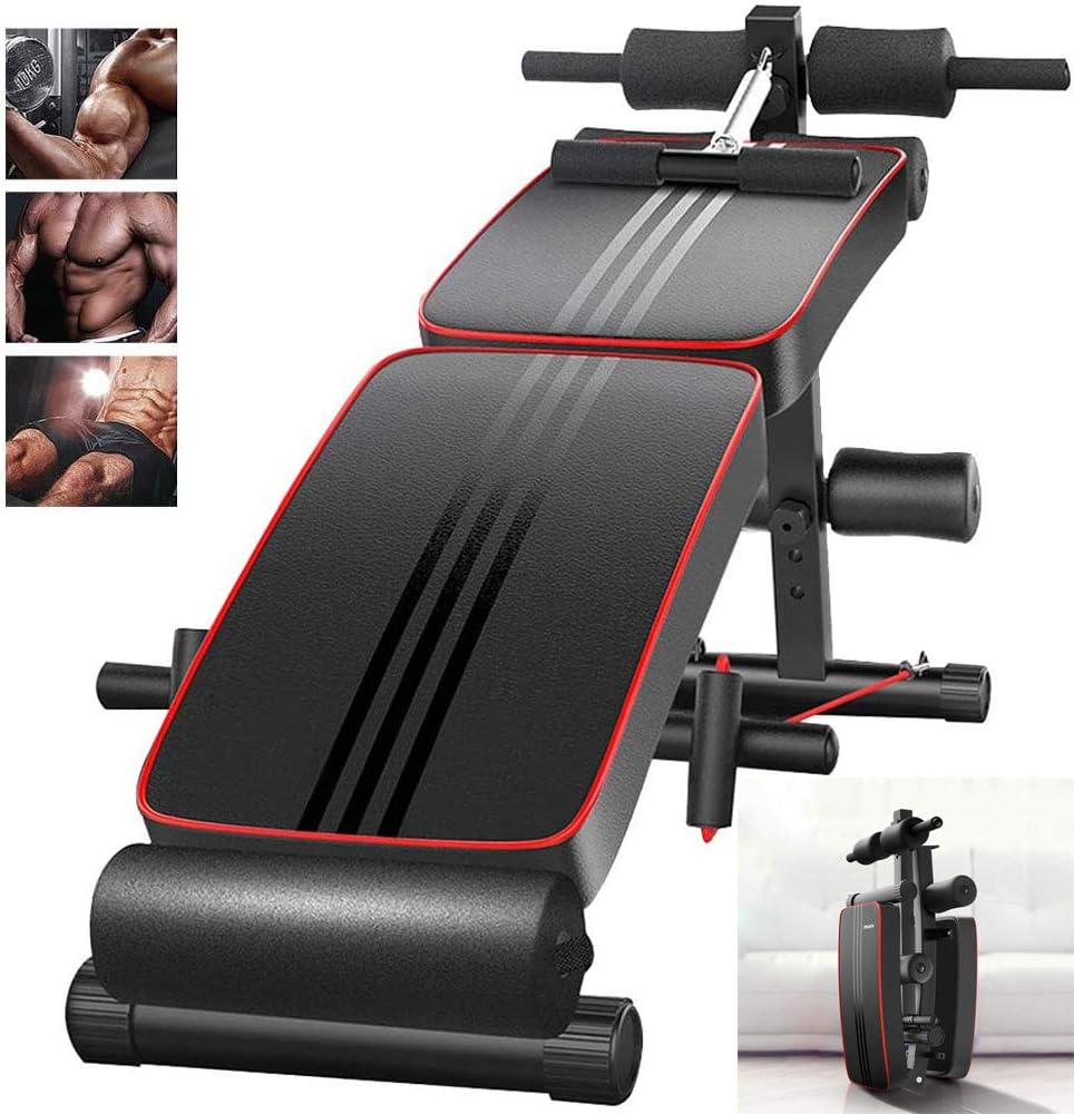 Foldable Workout Bench Multi Function Training Incline