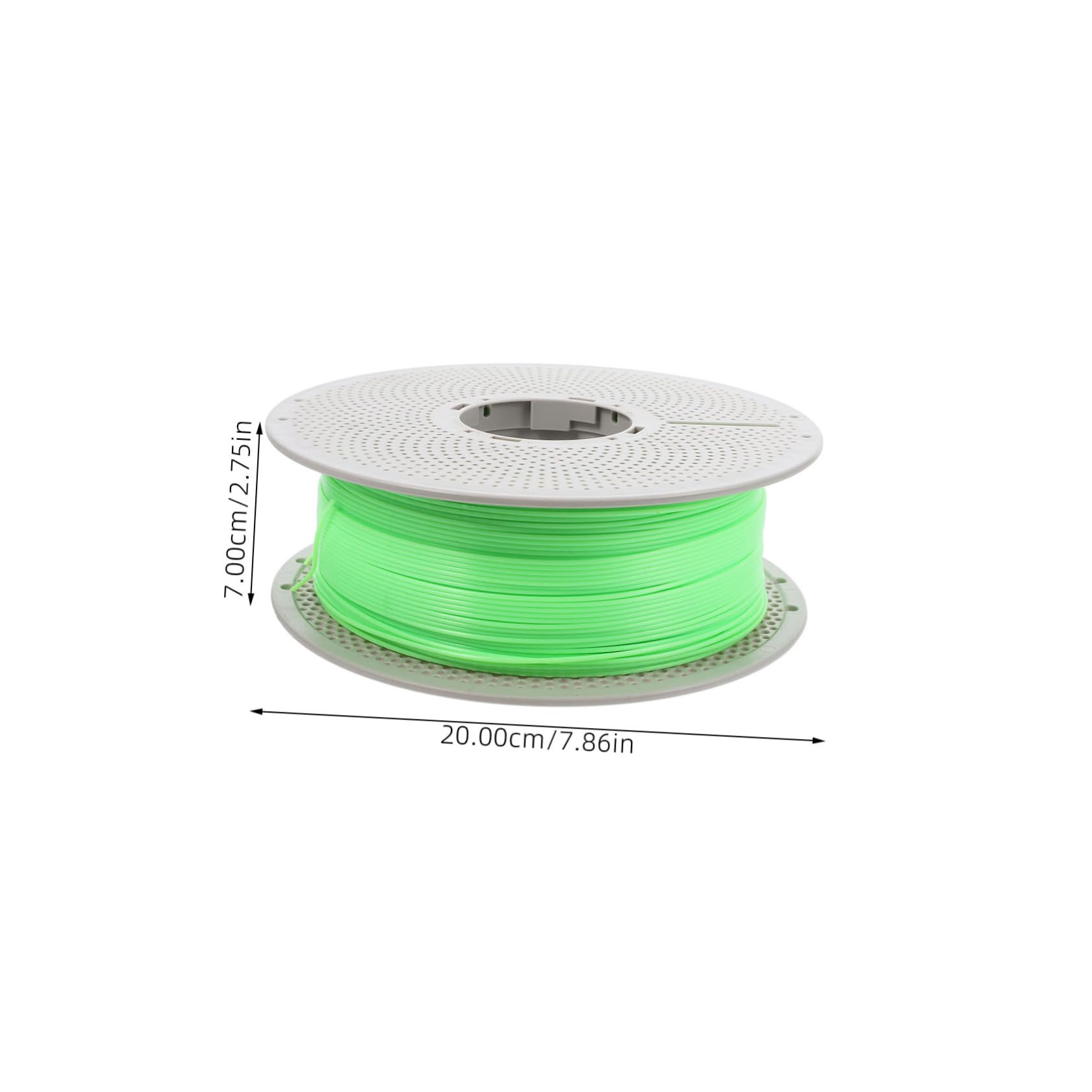 SOLUSTRE Filamento de Impresión 3d Luminoso en Color Verde, Versátil para Proyectos Creativos