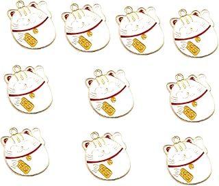 Adorainbow 10 Pçs Pingentes Para Colares Kits De Joias Conjuntos De Colares Pingente De Moda Faça Você Pingente Conjunto De Pingente De Liga Pingente De Roupas De Gato Joias Fazendo