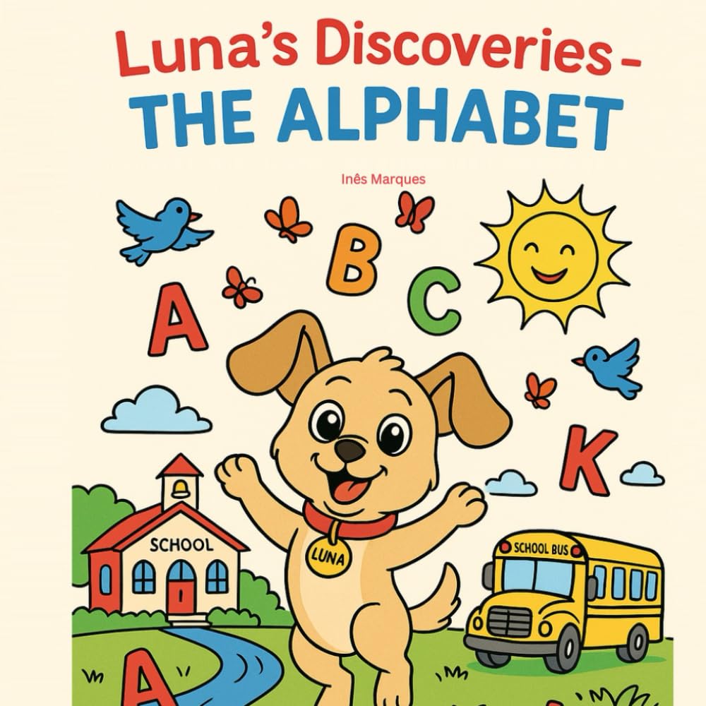 Luna's Discoveries - The alphabet: The wonderful coloring book for toddlers (Luna's Discoveries around the world)