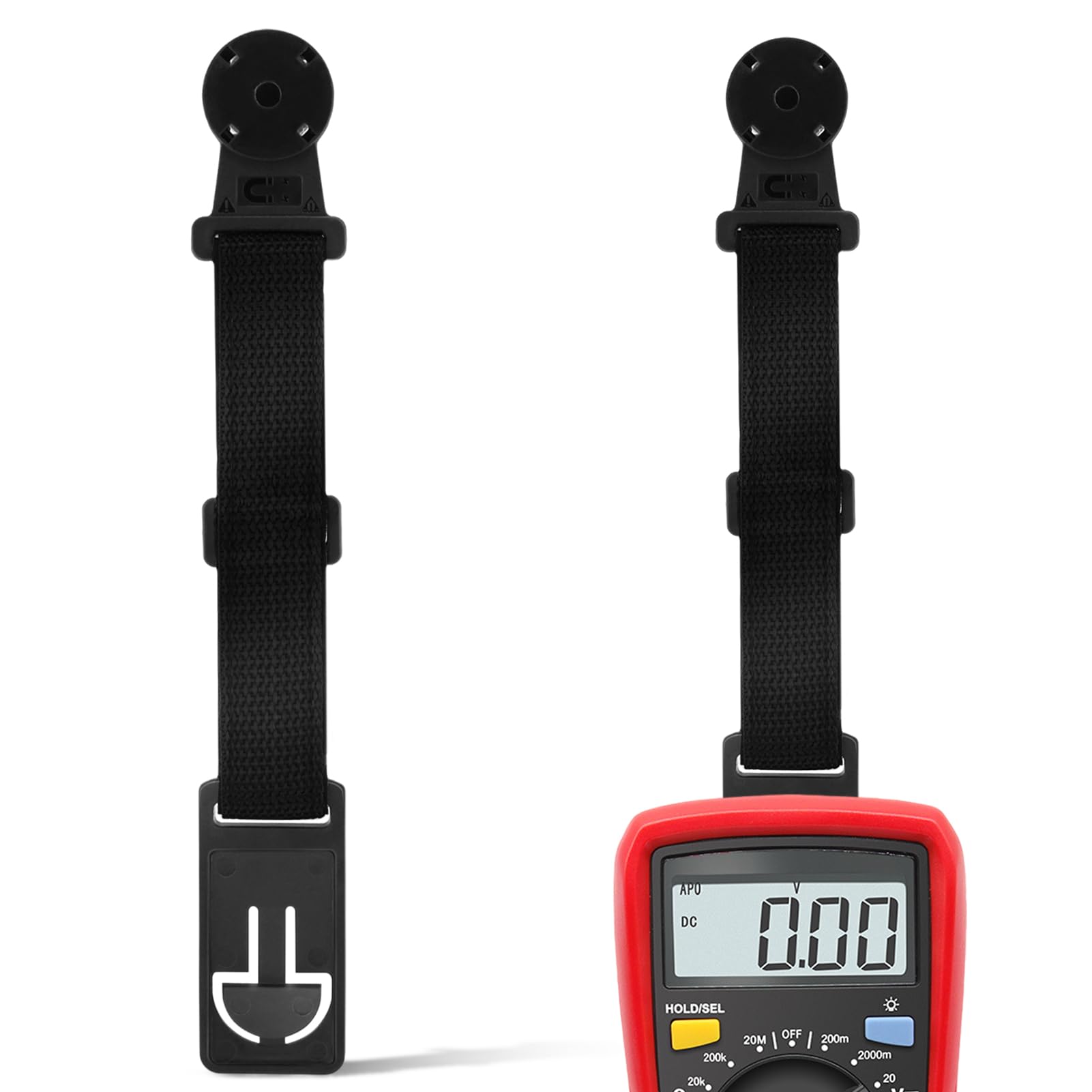 Cinghia E Magnete Per Multimetro | Gancio Universale Per Fluke, Hioki, Testo - Kit Appendiattrezzi - Foto 5