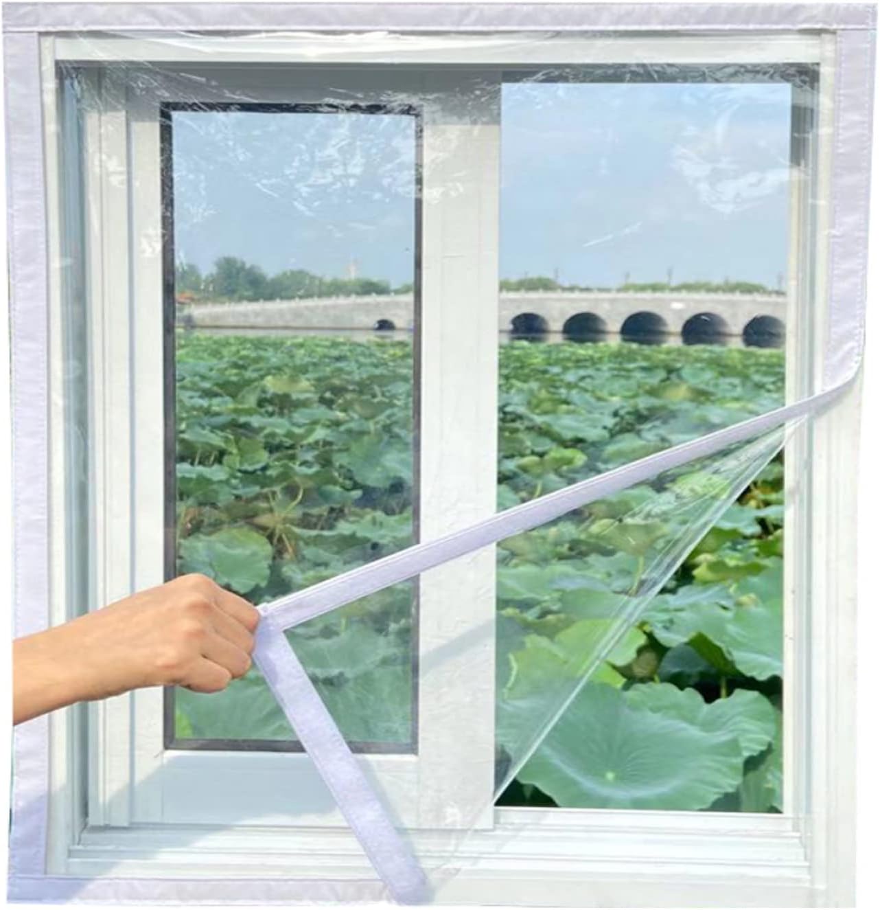 HJLKDYM Window Insulation Kit, Transparent Shrink Window Kit Plastic