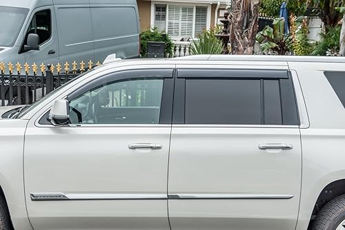 Miniatura 6 de Extreme Online Store Repuesto para Chevrolet Suburban 2015-2020  Cadillac Yukon XL  Cadillac Escalade ESV Modelos GM Factory Tape-On Style Humo