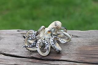 Blown Glass Octopus glass figurine Octopus Glass Ocean Octopus Kraken Glass Octopus Figurine