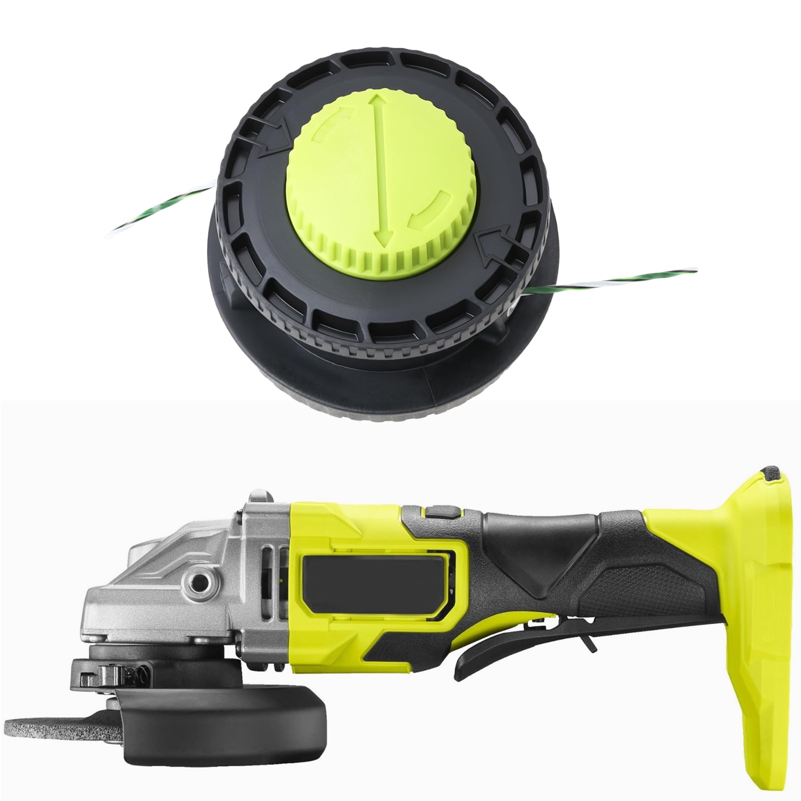 Cabezal de Corte con Alimentación por Golpe para Eje Recto 314608005 Compatible con Ryobi RY15526 RY15527 RY15529