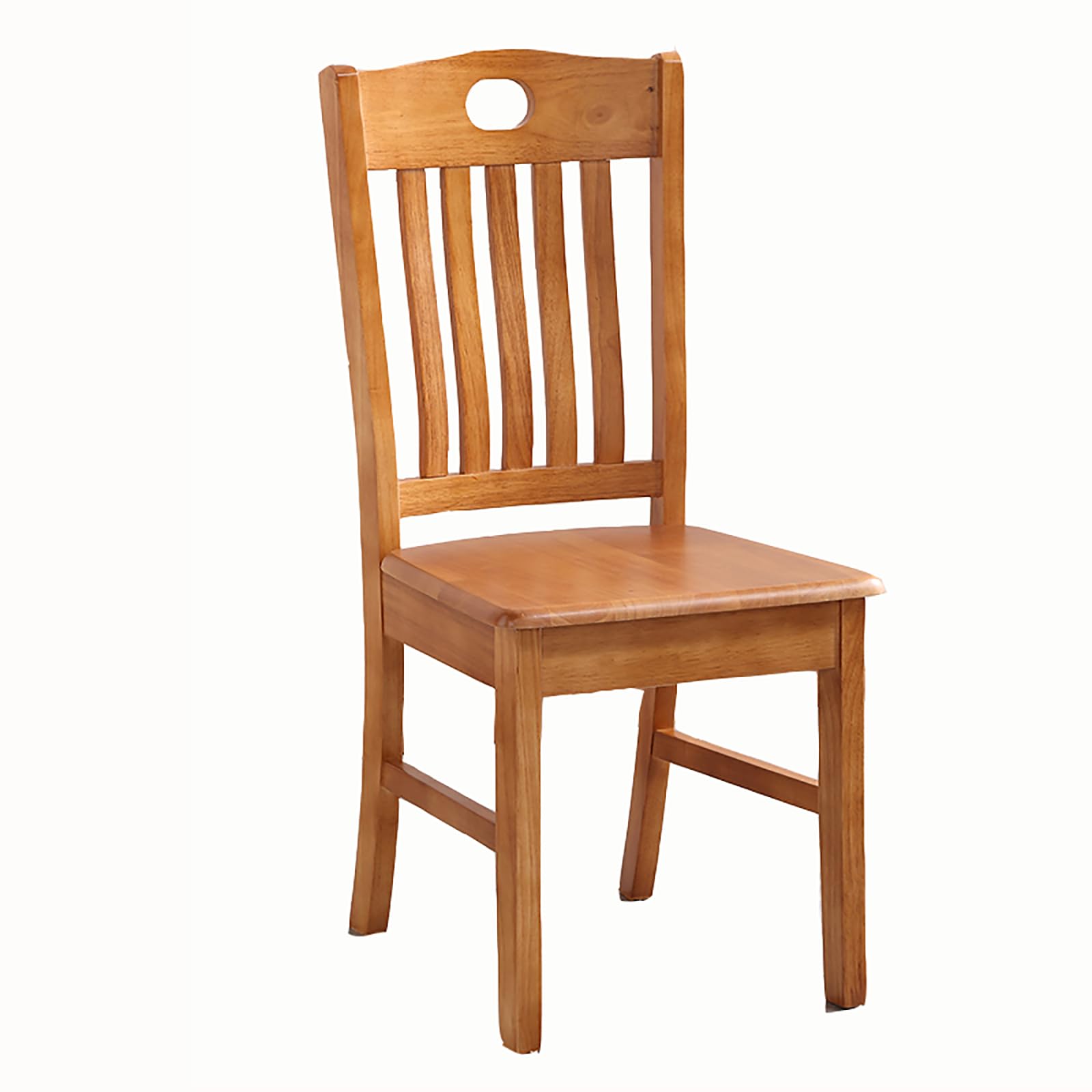 Amazon.com: High-Back Solid Wood Dining Chairs, Rubber Wood