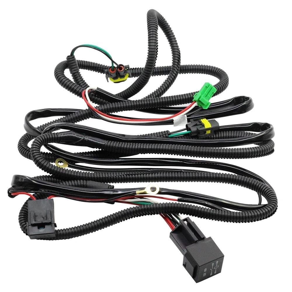 Cablaggio Fendinebbia Con Presa H11 E Interruttore Indicatore LED Relè Per Cambio Automatico Per Toyota Per Corolla RAV4 Per Sienna Per Solara