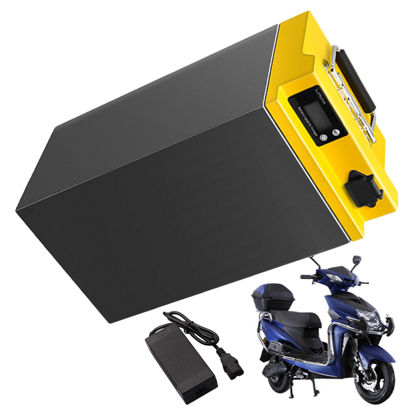 Akumulator motocyklowy 48 V 48 V 20 Ah 22,5 Ah 27 Ah 31,5 Ah 40 Ah 50 Ah 55 Ah Akumulator litowo-jonowy 58 Ah do silnika 50-2800 W z ładowarką