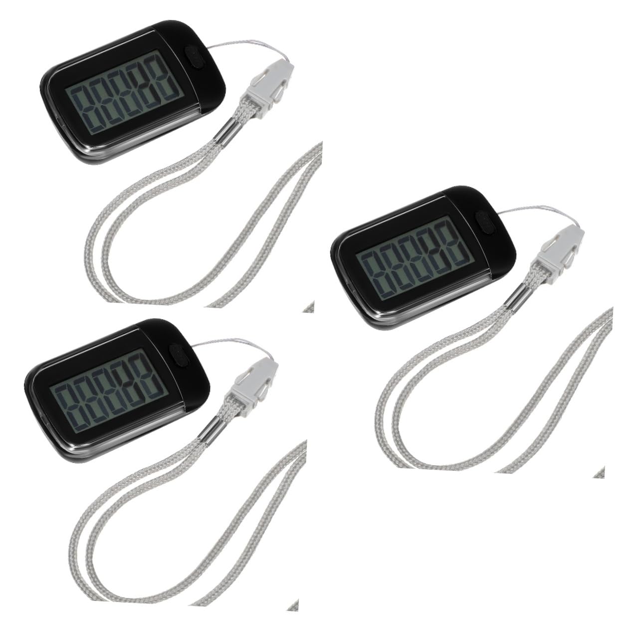 TOYANDONA pédomètre capteur podomètre à Pied traqueur Portable podomètre pour Marcher Montre Clip sur podomètre compteurs de pour la Marche podomètre, Marche Suivi des Plastique Noir