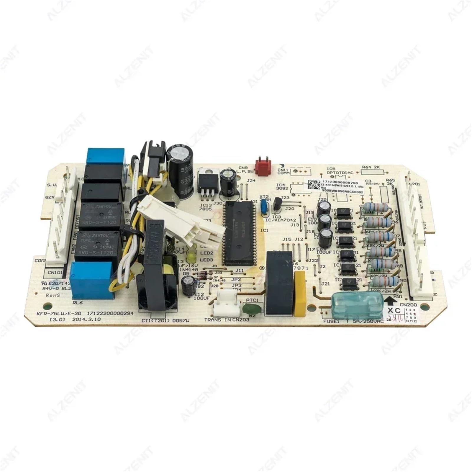Bonzmxdkhq One Color Air Conditioner Outdoor Unit Control Board Kfr-75Lw/E-30 Circuit Pcb Kfr-120W/S-511Q Conditioning Parts
