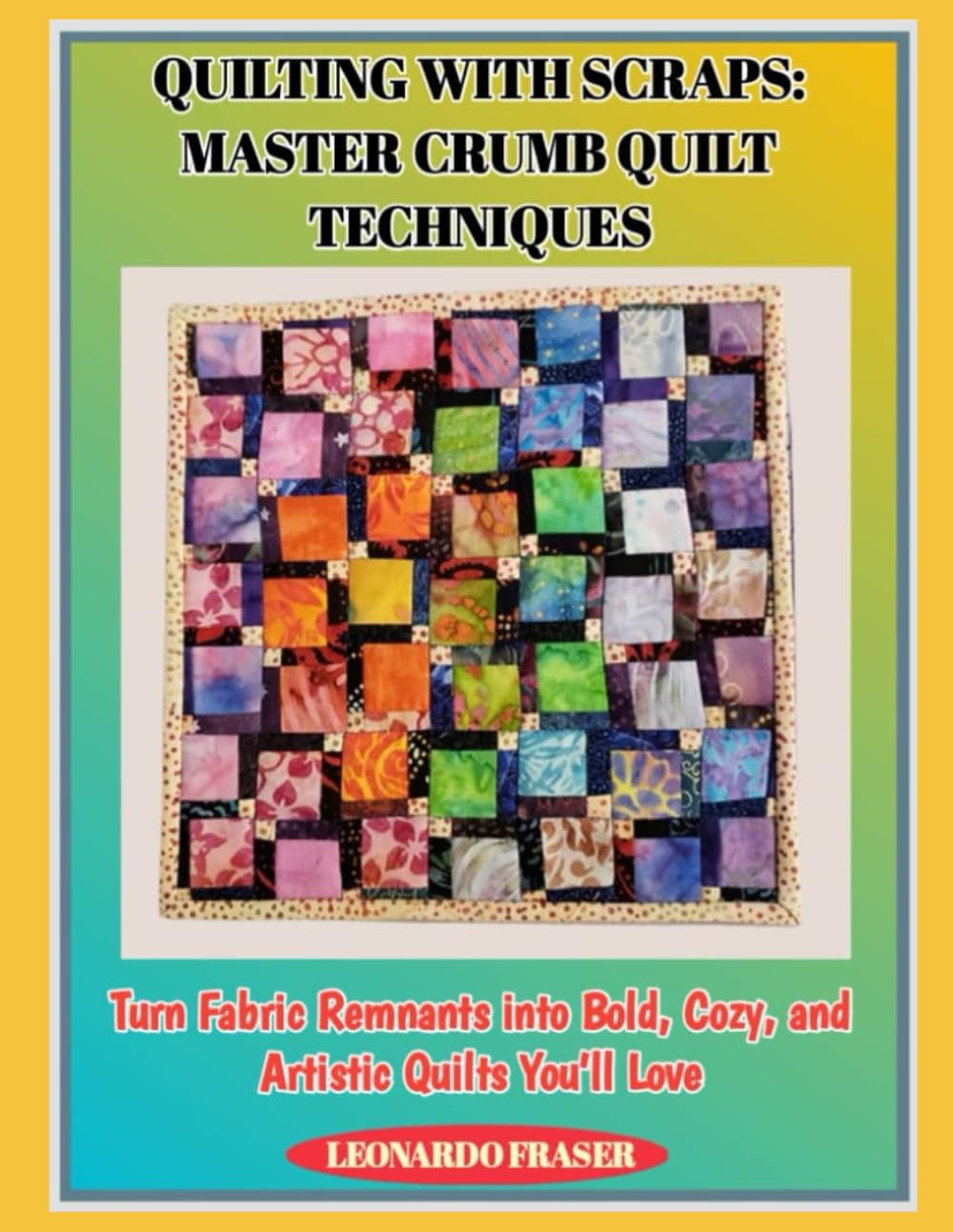 QUILTING WITH SCRAPS: MASTER CRUMB QUILT TECHNIQUES: Turn Fabric Remnants into Bold, Cozy, and Artistic Quilts You’ll Love