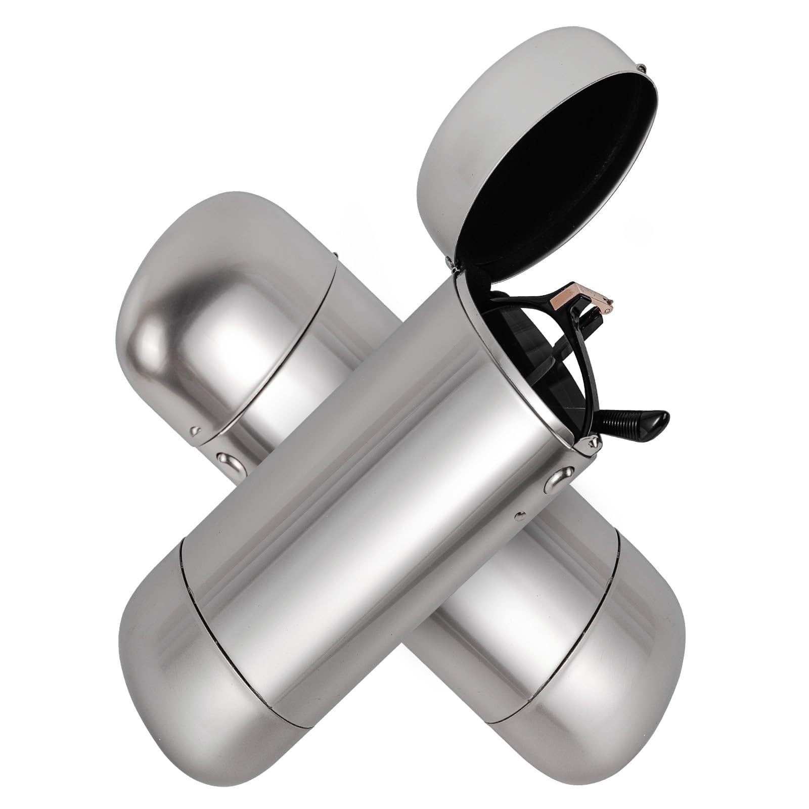 Compact Metal Glasses Case for Myopia, Reading, and Sunglasses - Unisex Eyewear Box for Men and Women - Fits Standard Optical Frames