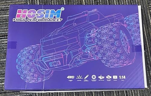 Hosim FC11 1:14 Rc Cars With Colorful Led Lights, 40+ Kph High Speed Remote Control Car, 4X4 Rtr Fast Rc Trucks Waterproof Hobby Toy Off-Road Jumping Crawler Electric Vehicle thumb #4