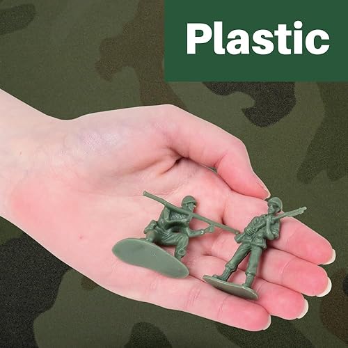 Miniatura 5 de Bolsa de clásicos juguetes de soldados del ejercito verdes, Verde