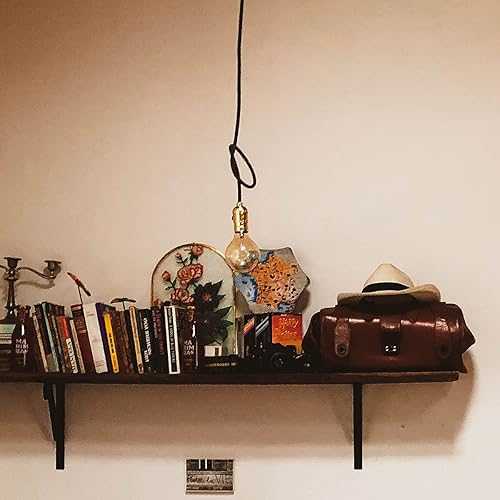 Miniatura 5 de Cable redondo cubierto de tela de 32.8 pies, cable de lámpara eléctrica industrial vintage 182, estilo antiguo de calibre 18 para lámpara retro,