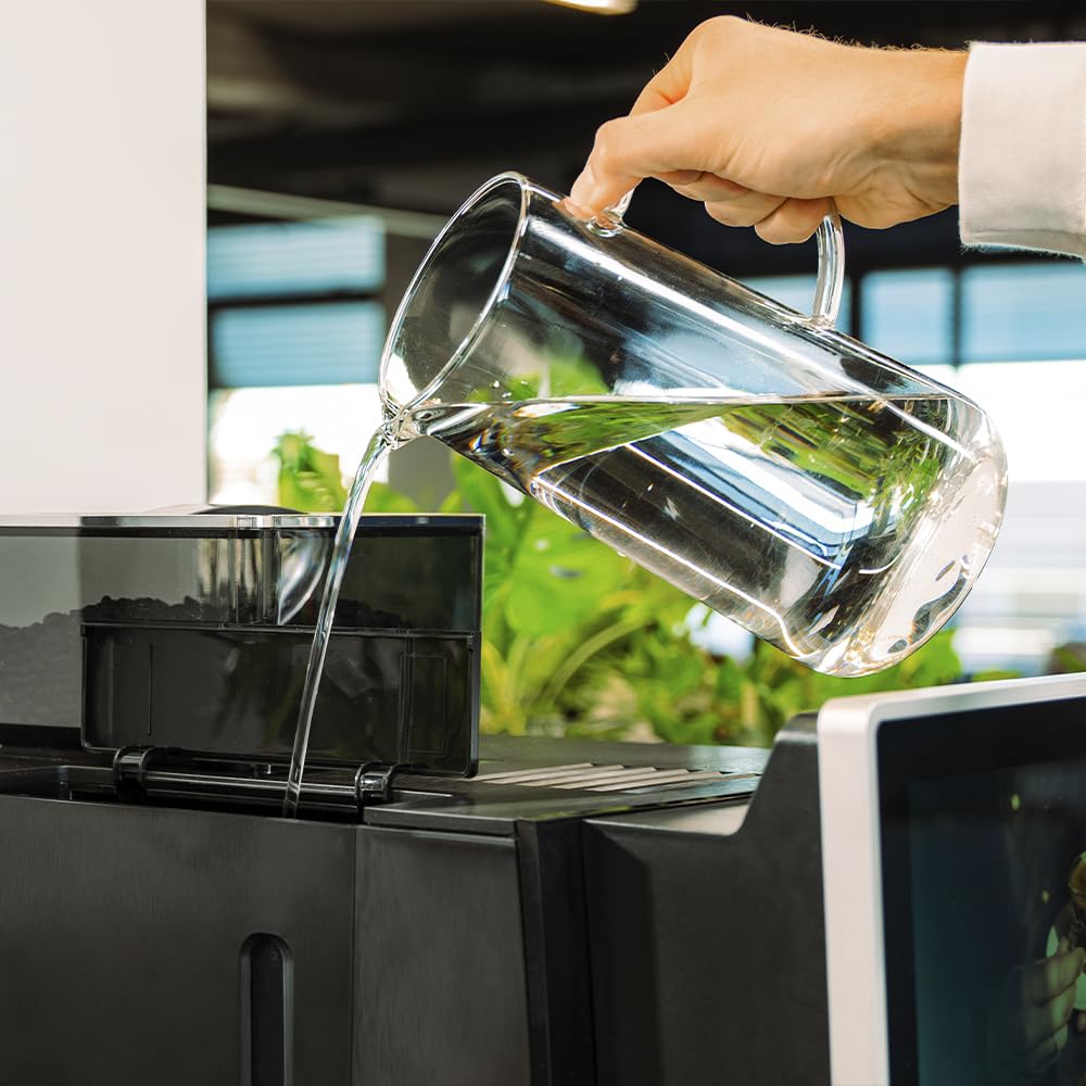 Cecotec Macchina da Caffè Superautomatica Commerciale Cremmaet Coffice. 2900W, schermo tattile, macinatura uniforme, 1 macinino, 26 bevande, serbatoio caffè in grani 1kg, serbatoio acqua 2L