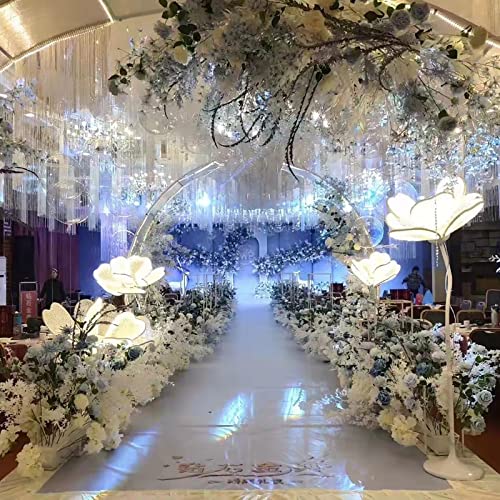 78.7 Ft Wisteria Garland Flower Garlands Faux Wall Flowers Vine Flower Backdrop Flowers Hanging For Wall Arch Garden Home Wedding Decor (Milky White, 12 Packs) #TOP5