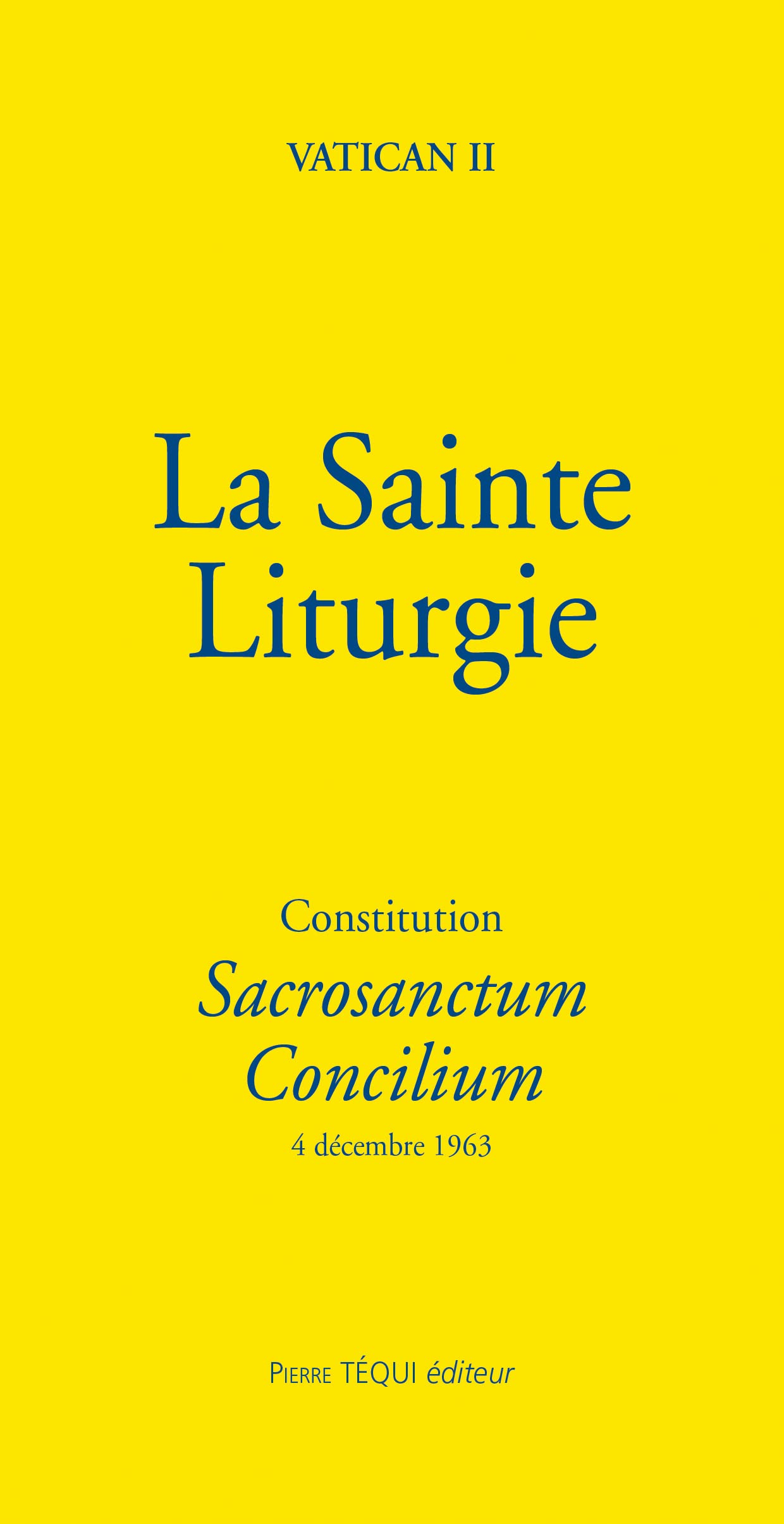 Livre Liturgie Concile Vatican II – Constitution Sainte Liturgie, Français, 1900-1960