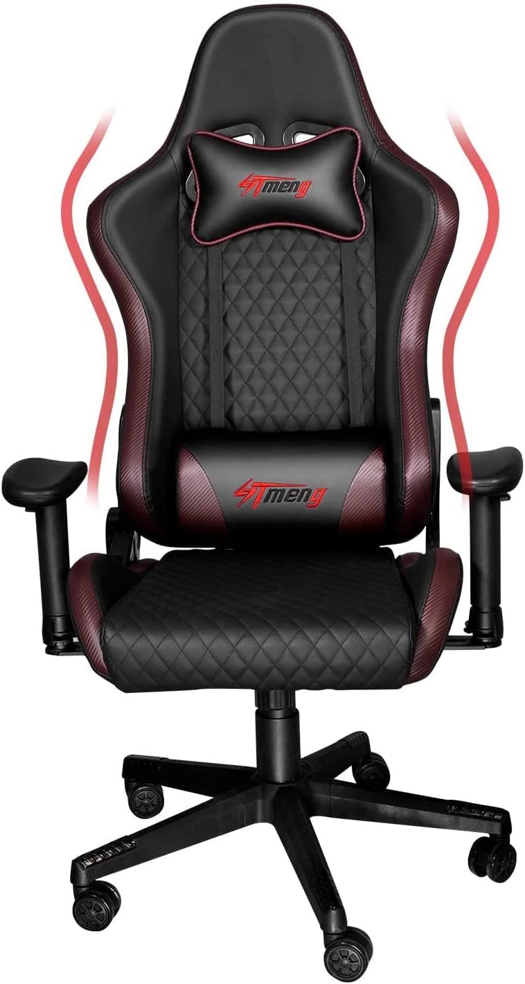 Gaming Chair Adjustable Height Racing Video Game Chairs
