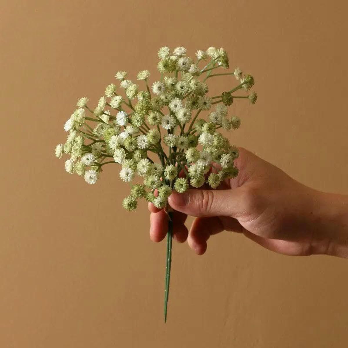 CVJdfhRE fake flowers， 3PC/Lot Artificial Gypsophila Breath Wedding Small Fresh Flowers Fake Flower Arrangement Home Decoration(Green)
