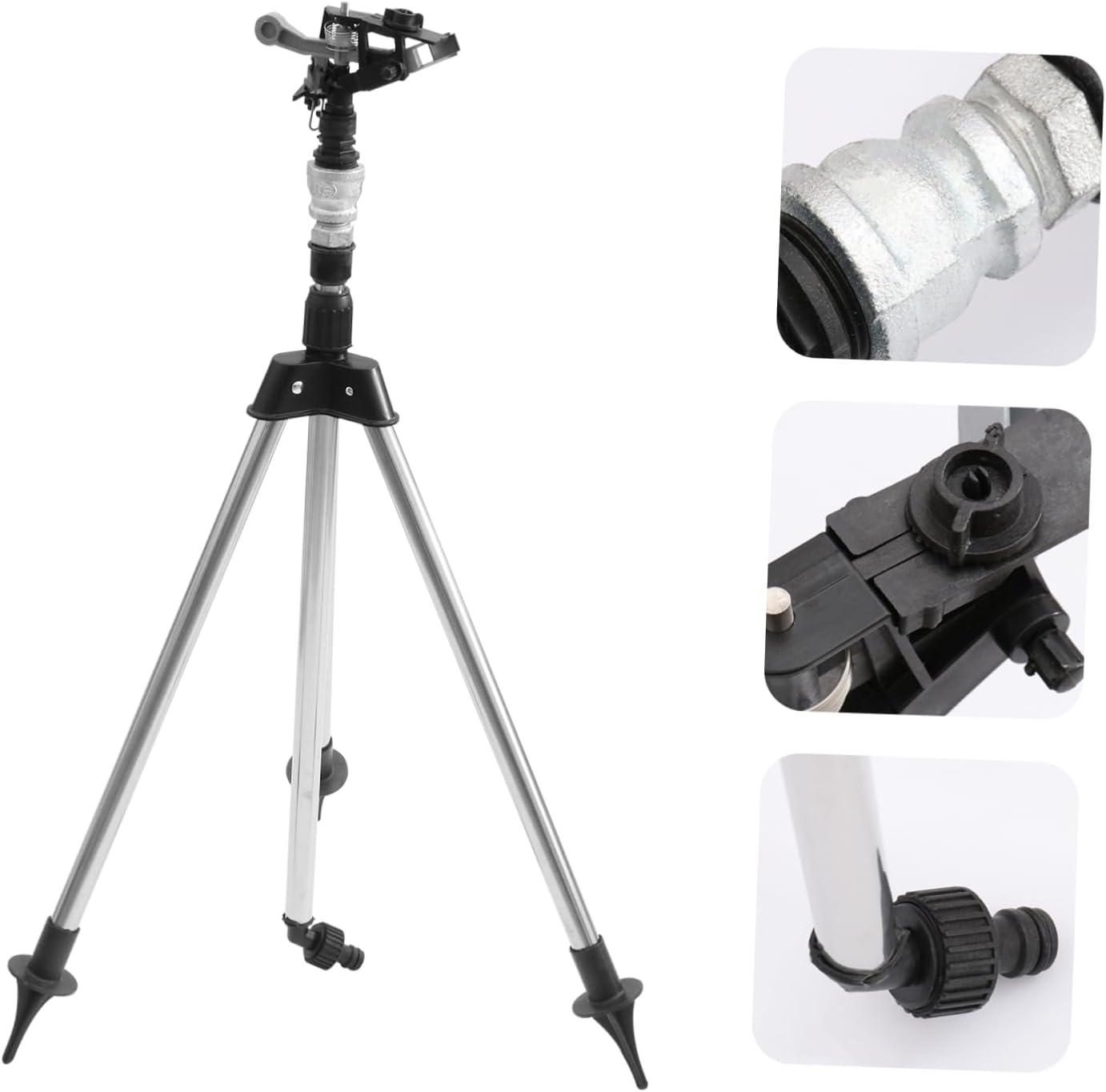 Water Adjustable Irrigation Field Tripod Spray Head Bracket for Garden and Lawn
