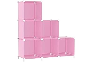 AWTATOS Pink Storage Shelves